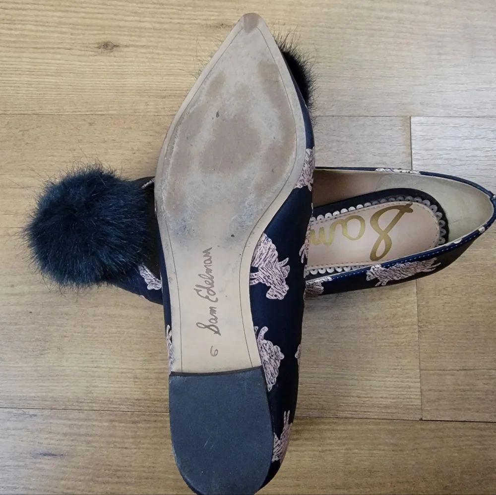 Sam Edleman Raddie Pointed Toe with PomPom - Picture 16 of 16